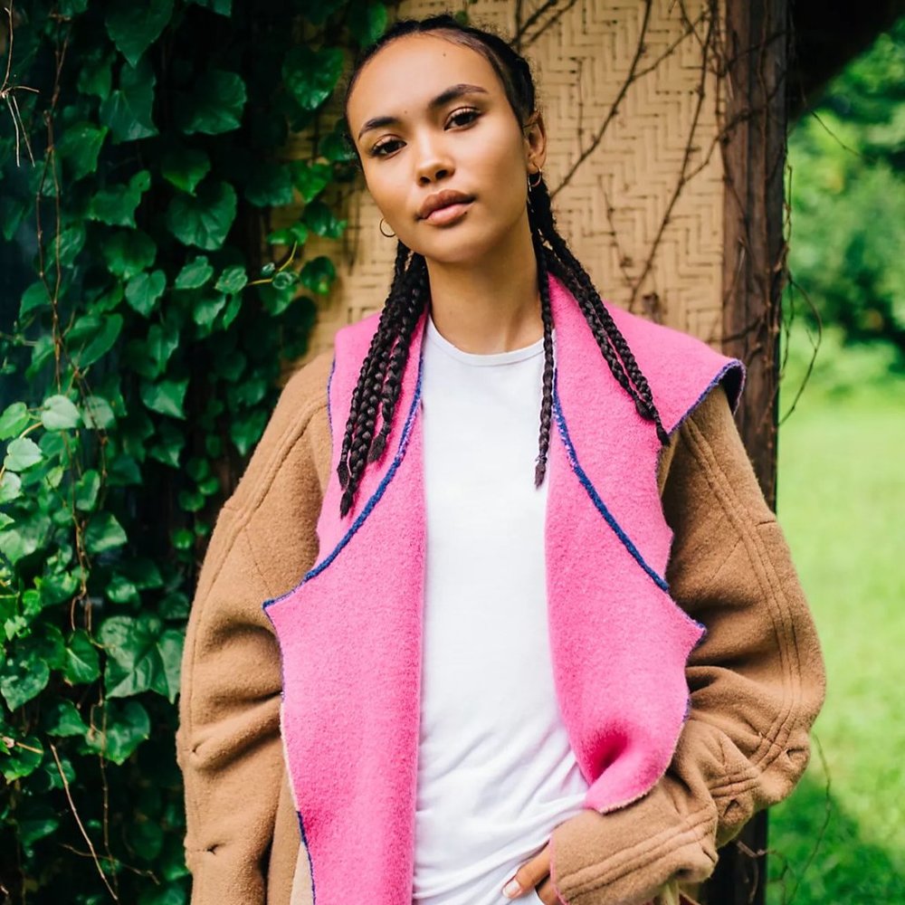 Free people Color Blocked Jacket